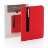 Carnet A5 à couverture rigide en PU avec Stylo tactile