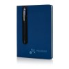 Carnet A5 à couverture rigide en PU avec Stylo tactile