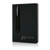 Carnet A5 à couverture rigide en PU avec Stylo tactile