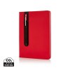 Carnet A5 à couverture rigide en PU avec Stylo tactile