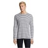Tee-shirt homme manches longues rayé - MARINE MEN