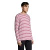 Tee-shirt homme manches longues rayé - MARINE MEN