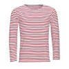 Tee-shirt homme manches longues rayé - MARINE MEN