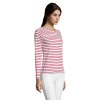 Tee-shirt femme manches longues rayé - MARINE WOMEN