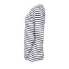 Tee-shirt femme manches longues rayé - MARINE WOMEN