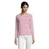 Tee-shirt femme manches longues rayé - MARINE WOMEN