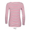 Tee-shirt femme manches longues rayé - MARINE WOMEN