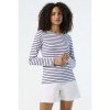 Tee-shirt femme manches longues rayé - MARINE WOMEN