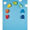 Mug bicolore en porcelaine de 350 ml Paula