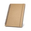 MARLOWE. Bloc-notes de poche à spirale avec pages lignées