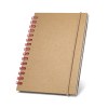 MARLOWE. Bloc-notes de poche à spirale avec pages lignées