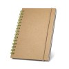 MARLOWE. Bloc-notes de poche à spirale avec pages lignées