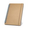 MARLOWE. Bloc-notes de poche à spirale avec pages lignées