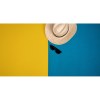 CALIFORNIA. Serviette de plage en microfibre (250 g/m²)
