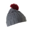 Bonnet à pompon avec revers