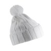 Bonnet à pompon avec revers