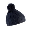 Bonnet à pompon avec revers