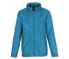 Veste coupe-vent doublée micropolaire homme