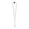 Cordon tour de cou blanc (+Quadri sublimation recto/verso QS12)