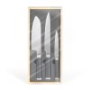 Set 3 couteaux type japonais en coffret