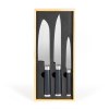 Set 3 couteaux type japonais en coffret