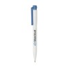 Stylo à encre bleue de la marque Stilolinea®, avec clip/bouton-poussoir colorés translucides