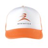 Casquette de baseball avec visière en mousse, visière préformée, arrière en plastique et tissu maillé pour une ventilation optimale