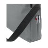 Sac bandoulière/porte-documents en polyester 600D avec poche principale spacieuse, 2 pochettes pour stylos et bandoulière réglable