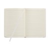 Bloc-notes format A4 avec environ 96 feuilles / 192 pages de couleur crème, papier ligné (80 g/m²) certifié FSC Mix