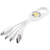 Cble USB multi-ports 4 en 1 personnalisable