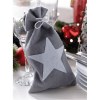 Sachet de Noel en Feutrine WHITE SHINE