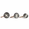 Set 3 casseroles aspect pierre et bois
