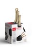 Set 3 casseroles aspect pierre et bois