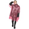Poncho jetable pour la pluie avec pochette de rangement Ziva