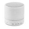 ROUND WHITE - Haut-parleur Rond avec LED