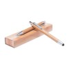 Seshania Seshania set stylo à bille stylet et porte-mine en bambou