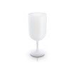 VERRE A PIED EN PLASTIQUE REUTILISABLE PP 18 cl RAS BORD