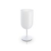 VERRE A PIED EN PLASTIQUE REUTILISABLE PP 18 cl RAS BORD
