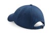 Casquette profil bas en coton drill - 6 panneaux