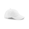 Casquette profil bas en coton drill - 6 panneaux