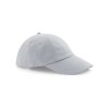 Casquette profil bas en coton drill - 6 panneaux