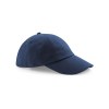 Casquette profil bas en coton drill - 6 panneaux