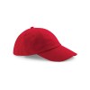 Casquette profil bas en coton drill - 6 panneaux