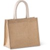Sac style cabas en toile de jute - modèle moyen
