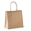 Sac style cabas en toile de jute - grand modèle