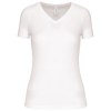 T-shirt de sport manches courtes col v femme