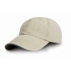 Casquette coton fine ligne lavé avec visière sandwich