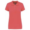 Polo piqué manches courtes femme