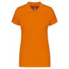 Polo piqué manches courtes femme