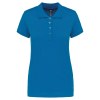 Polo piqué manches courtes femme